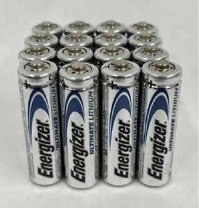  16 Energizer AA L91 Long Life Ultimate Lithium L 91 1.5 V Battery 