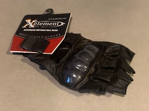 Xelement 1475 Men's Knuckle Protected Leather Fingerless Riding Gloves Size XL - Picture 1 of 3