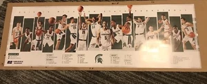 2018-19 Michigan State Spartans mens basketball schedule poster IZZO FINAL FOUR - Picture 1 of 4