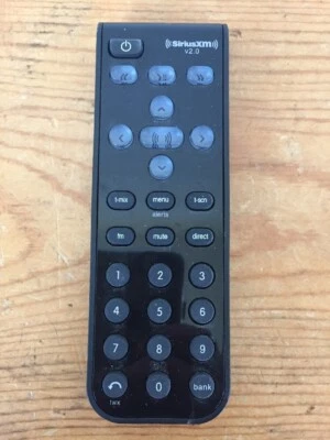 Sirius XM XDPR2 OEM Version 2.0 Satellite Radio Remote Control Small Black - Image 1 of 4