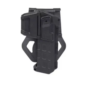 New Black Tactic Movable Waist Belt Right Hand Holster for Colt M1911 Flashlight - Picture 1 of 6