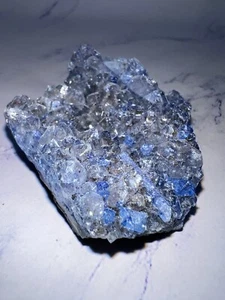Blue Quartz Mineral Specimen - 88 Grams - Picture 1 of 7