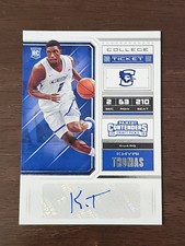 2018 Panini Contenders Draft Picks College Ticket Khyri Thomas Rookie Auto RC