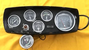 Vintage MerCruiser Marine Boat 5 Gauge Panel Plus Tilt Trim - Bild 1 von 7