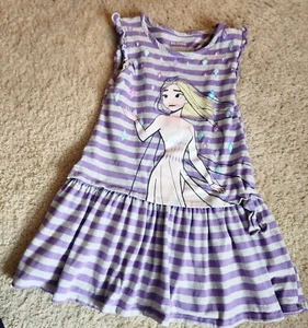 Disney Frozen Girls Dress - Elsa Dress - Purple Dress - Girls Size 7 - Picture 1 of 6