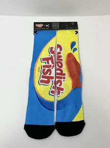 Odd Sox Swedish Fish Socks Men’s Crew Size 6-13 Novelty Fun Humor Candy New - Picture 1 of 4