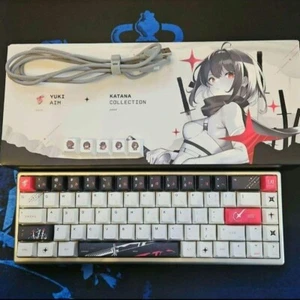 Yuki Aim gaming keyboard Polar 65 Keyboard Katana Edition Japanese printing Used - Picture 1 of 4