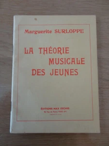 " THEORIE MUSICALE DES JEUNES " M. SURLOPPE - Imagen 1 de 1