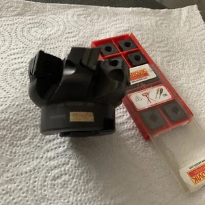 Plan /Eckmesserkopf D=63mm Sandvik mit 16 passenden Wendeplatten! - Bild 1 von 2