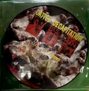 Cattle Decapitation "Human Jerky" 2005 45 rpm 12" Ltd Pic Disc Accident Prone - Picture 1 of 8