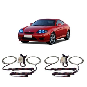Kit de halo de faros ojo de ángel azul brillante para Hyundai Tiburon 05-06 - Imagen 1 de 2