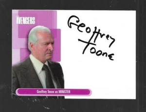The Avengers Definitive Series 1 2003 Autograph Card A12 Geoffrey Toone   - Picture 1 of 2