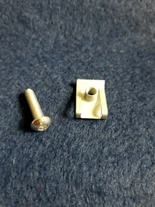 PANEL FASTENERS C CLIPS SPIRE U NUTS STAINLESS STEEL BOLTS M5 x 16mm pack 10 - Picture 1 of 4