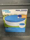 NEW Summer Waves Adjustable Pool Cover for 10-15ft Inflatable & Frame Pools