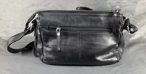 Cartera de hombro Great American Leather Works negra - Imagen 1 de 12