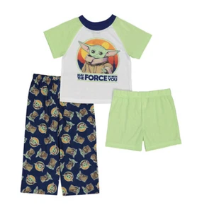 Boy’s STAR WARS The Mandalorian The Child aka BABY YODA Pajama Set Size 3T NWT - Picture 1 of 5