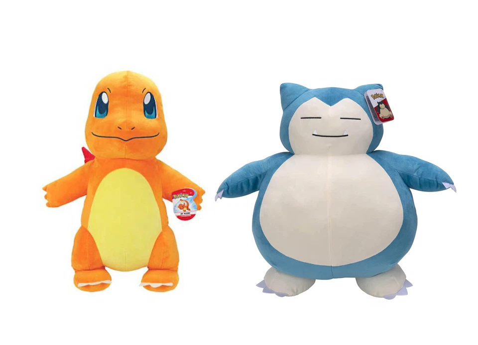 Pokemon Riesen-Plüschfigur (60cm) Kuscheltier Pikachu Glumanda Relaxo Stofftier