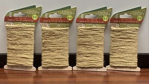 LOTE de 4 corbatas de torsión de yute SecureLine biodegradables 16 pies. Alambre Core-Garden - Imagen 1 de 5