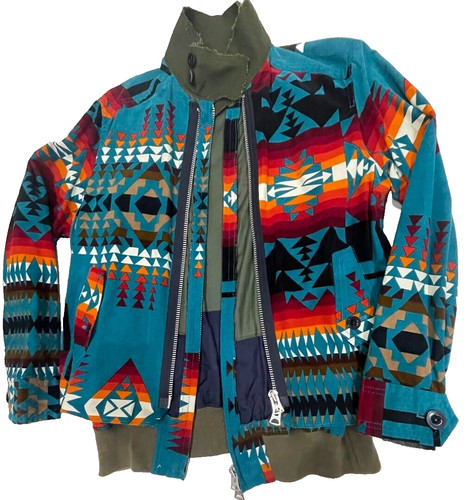 PENDLETON sacai giacca modello Chimayo uomo taglia 1 multicolore