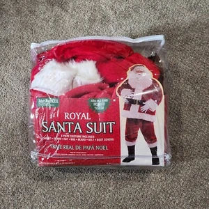 Amscan Inc. Royal Plush 8 Piece Santa Claus Suit Adult US Mens Size 3XL XXXL - Picture 1 of 9