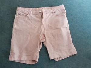 M&S Striped Denim Skirt (Blue) + Boyfriend Shorts (Pink) + H&M Dungarees : 14 - Picture 1 of 12