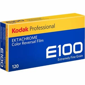 Kodak EktaChrome E100 E100G 120 Medium Format Colour Slide Film (box of 5 rolls) - Picture 1 of 1