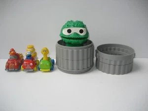 Lote de 4 - Juguetes Vintage 1978-1982 Plaza Sésamo Big Bird, Cookie, Ernie & Oscar - Imagen 1 de 24