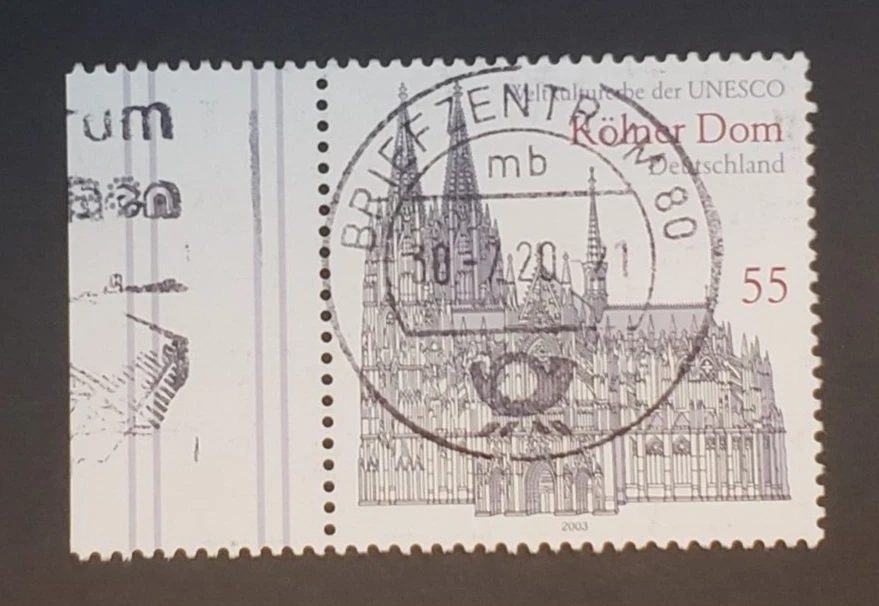 Germany 2003 Cologne Cathedral, UNESCO World Heritage Site Sc#2232, used - Image 1 of 1