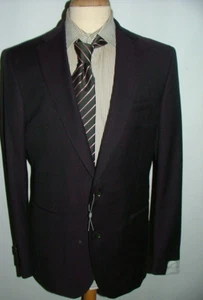 NEU MIT ETIKETT JACK VICTOR BLAZER GR 42 L 100% WOLLE BRAUN SCHWARZ EINFARBIG #535 - Bild 1 von 7