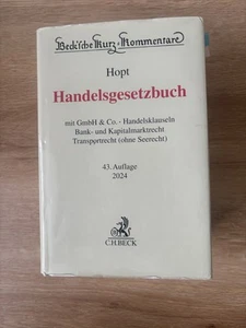 Hopt Handelsgesetzbuch Kommentar 2024 - Bild 1 von 1
