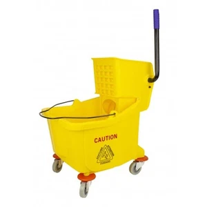 Side Press Wringer Bucket Combo – 8.5 GAL (32 L) – Yellow - Picture 1 of 2