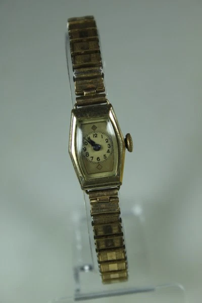 Kuttroff Damenarmbanduhr Walzgold Art Deco 20er Jahre mechanisch Handaufzug DAU - Bild 1 von 1