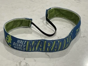 Sweaty Bands Run Disney 2017 Marathon 26,2 Meilen Mickey Stirnband Band blau grün - Bild 1 von 5