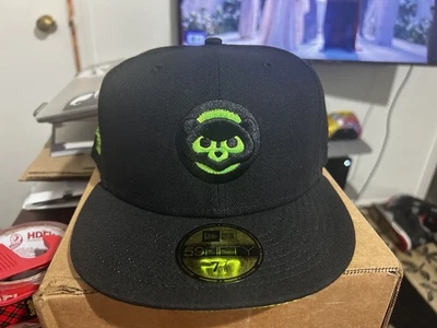 Brand New Chicago Cubs 1990 All Star Patch New Era Fitted Hat Cap 59fifty 7 7/8 - Image 1 of 4