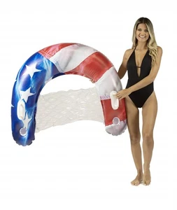 Star & Stripes Sun Chair Floating Water Raft US Flag 4th of July Pool Candy - Picture 1 of 5