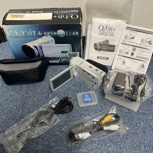 QRS750 Video Camera 5x Optical Zoom Tested Working Used with Accessories - Picture 1 of 12