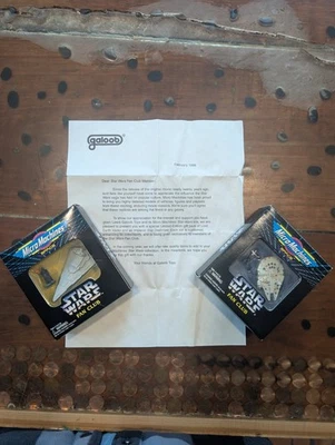 Star Wars Micro Machines Darth Vader & Han Solo Sets With Original Letter 1996 - Image 1 of 4