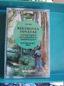 1989 New Beethoven Sonatas Cassette Tape Allegro 8032 - Picture 1 of 4