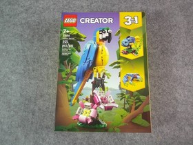 LEGO CREATOR 3 IN 1 EXOTIC PARROT 31136 - 253 PIECES BRAND NEW IN BOX 