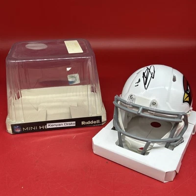 Kenyan Drake Signed Authentic Cardinals Riddell Mini Helmet - Image 1 of 4