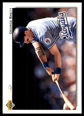 George Brett 1992 Upper Deck #444 Royals MLB LEER ENVÍO GRATUITO AutographDen Foto 1 de 2