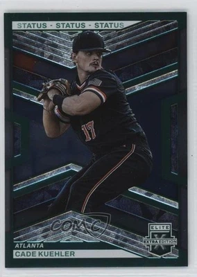 2023 Panini Elite Extra Edition Green Status /499 Cade Kuehler #38 - Image 1 of 2