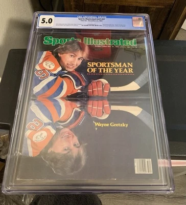Wayne Gretzky Dec.27,1982 Sports Illustrated Newstand 5.0 Grade - Image 1 of 4