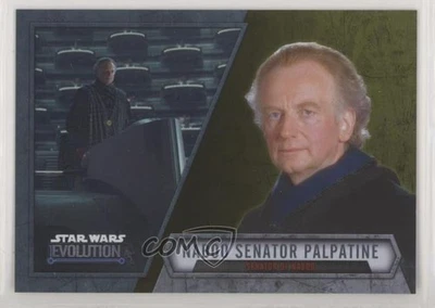 2016 Topps Star Wars Evolution Gold 29/50 Emperor Palpatine Naboo Senator of 4et - Image 1 of 3