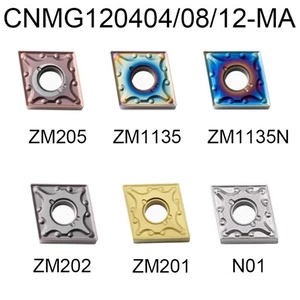 CNMG120404-MA /CNMG120408-MA /CNMG120412-MA Indexable CNC carbide turning insert - Picture 1 of 6