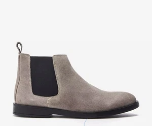 Moda in Pelle Solaro Chelsea Boots Grey Size UK 8 EU 42 /REF35 - Picture 1 of 8