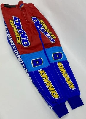 Pantalones de Carreras Acolchados Dyno D-Force Años 90 De Colección EE. UU. Talla 30 Adulto SM/MD Antigua BMX Foto 1 de 4