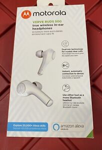 Motorola Verve Buds 500 True Wireless Bluetooth in-Ear Headphones Ear Pods White