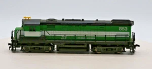 HO Scale RR AHM Roco Burlington Northern Road # 853 - Picture 1 of 4