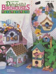 PLASTIC CANVAS DELIGHTFUL BIRDHOUSES SUPER CUTE PROJECTS!!! - Picture 1 of 1